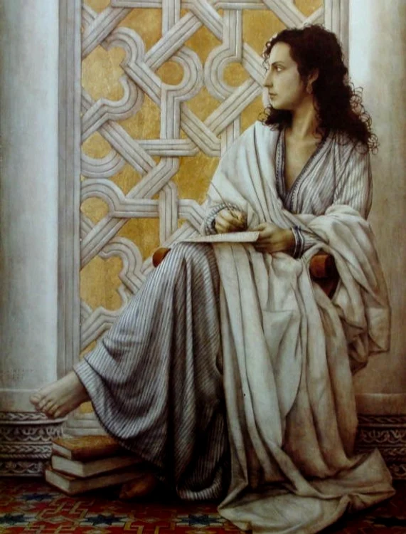 Lubna, femeia care a supravegheat una dintre cele mai mari biblioteci din lume / foto: Wikipedia