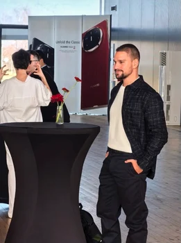 Vlad Gherman, la lansarea Huawei de la Singureni foto: Click!