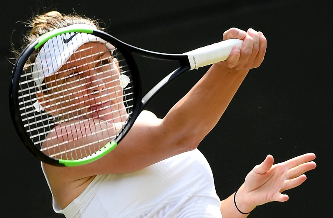 
    Simona Halep a făcut un joc foarte sigur cu Cori Gauff în optimile de finală de la Wimbledon 2019Foto: EPA-EFE  