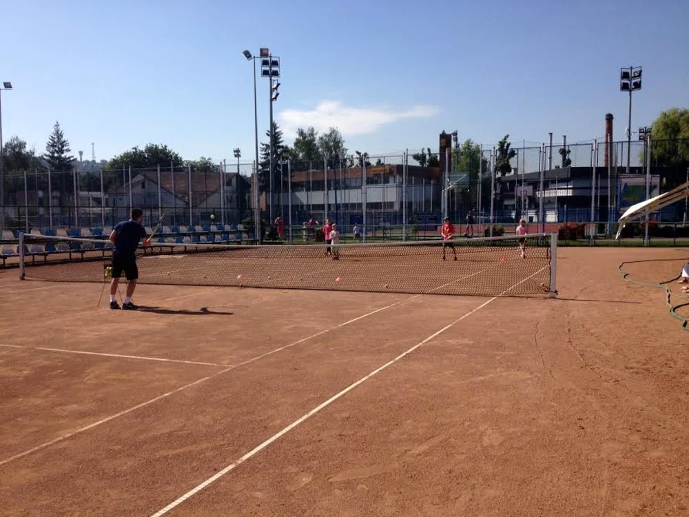Cristi Petraş, antrenor tenis de câmp Academia de Sport Târgu-Mureş, FOTO: Sebastian Lungu
