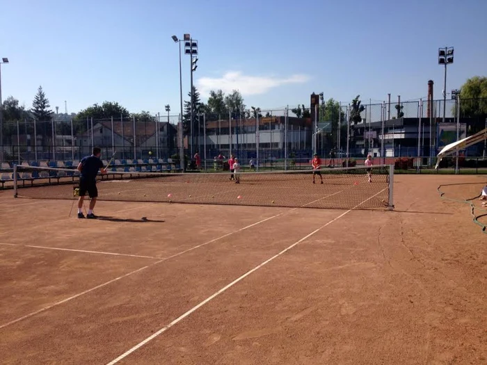Cristi Petraş, antrenor tenis de câmp Academia de Sport Târgu-Mureş, FOTO: Sebastian Lungu