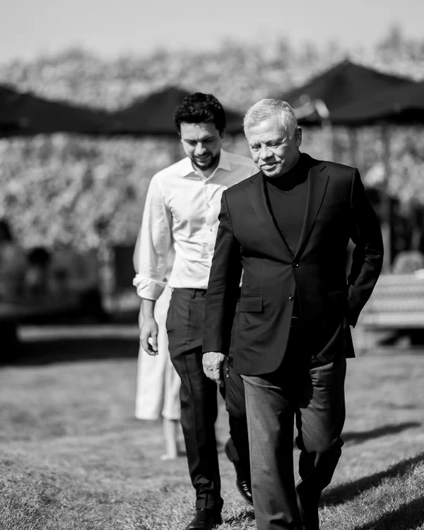 Regele Abdullah si Prințul Hussein foto Instagram jpg