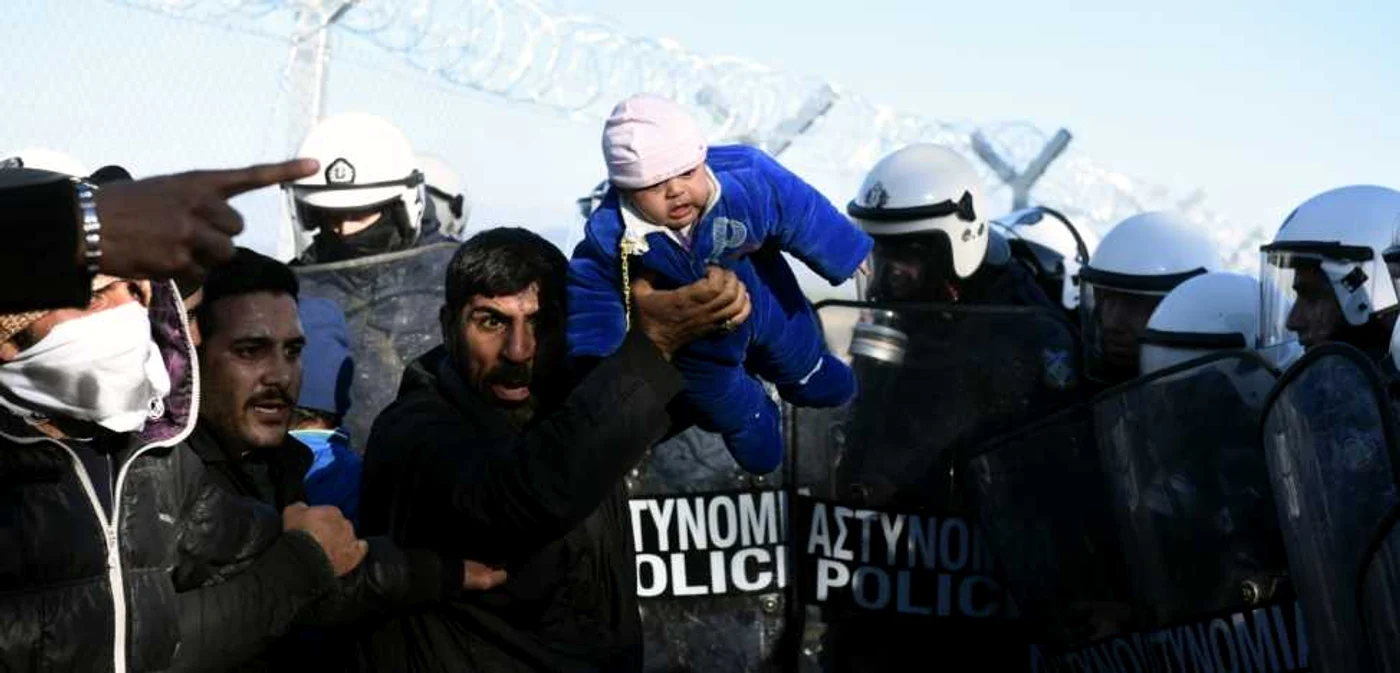 Imigranţi în Grecia FOTO AP