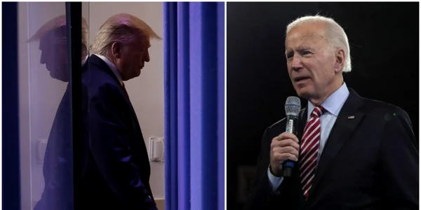 Donald Trump si Joe Biden FOTO AFP