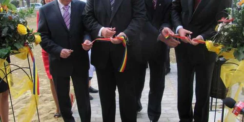 Ministrul Sănătăţii, Ritli Ladislau, alături de Cseke Attila, Radu Giurcă şi Csehi Arpad