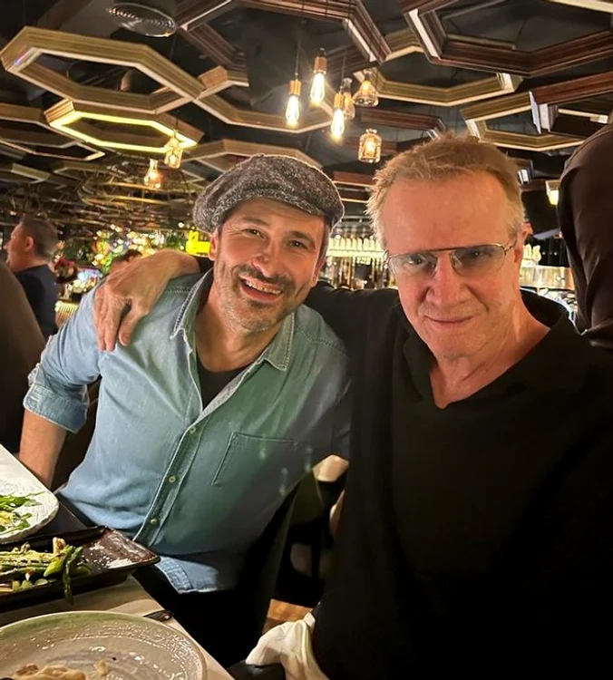 Chef Nicolai Tand și îndrăgitul actor Cristopher Lambert. Foto: Instagram