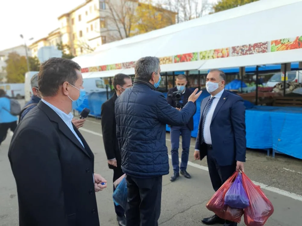 Dancă şi Halici s-au certat minute în şir FOTO: Facebook PNL Vrancea