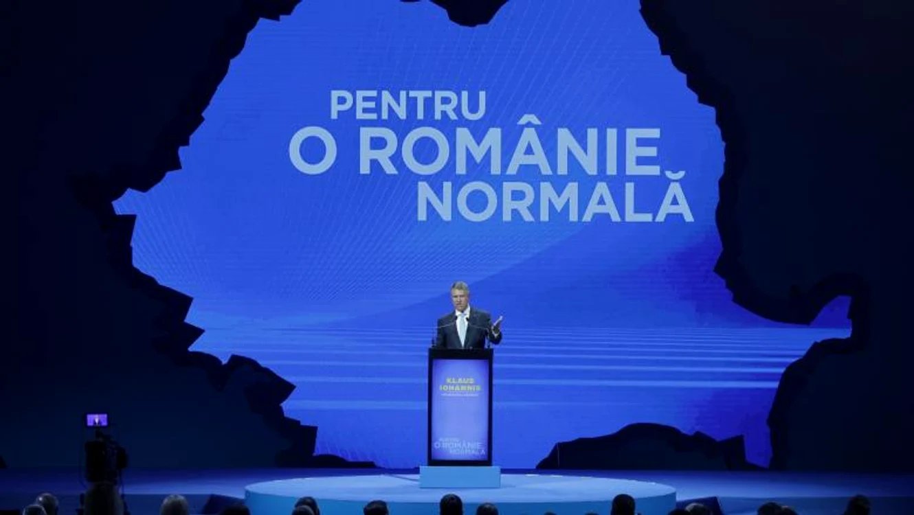 Klaus Iohannis și-a lansat candidatura la alegerile prezidențiale, joi, 8 august, la Conferința Națională a PNLFoto: Inquam Photos / Octav Ganea