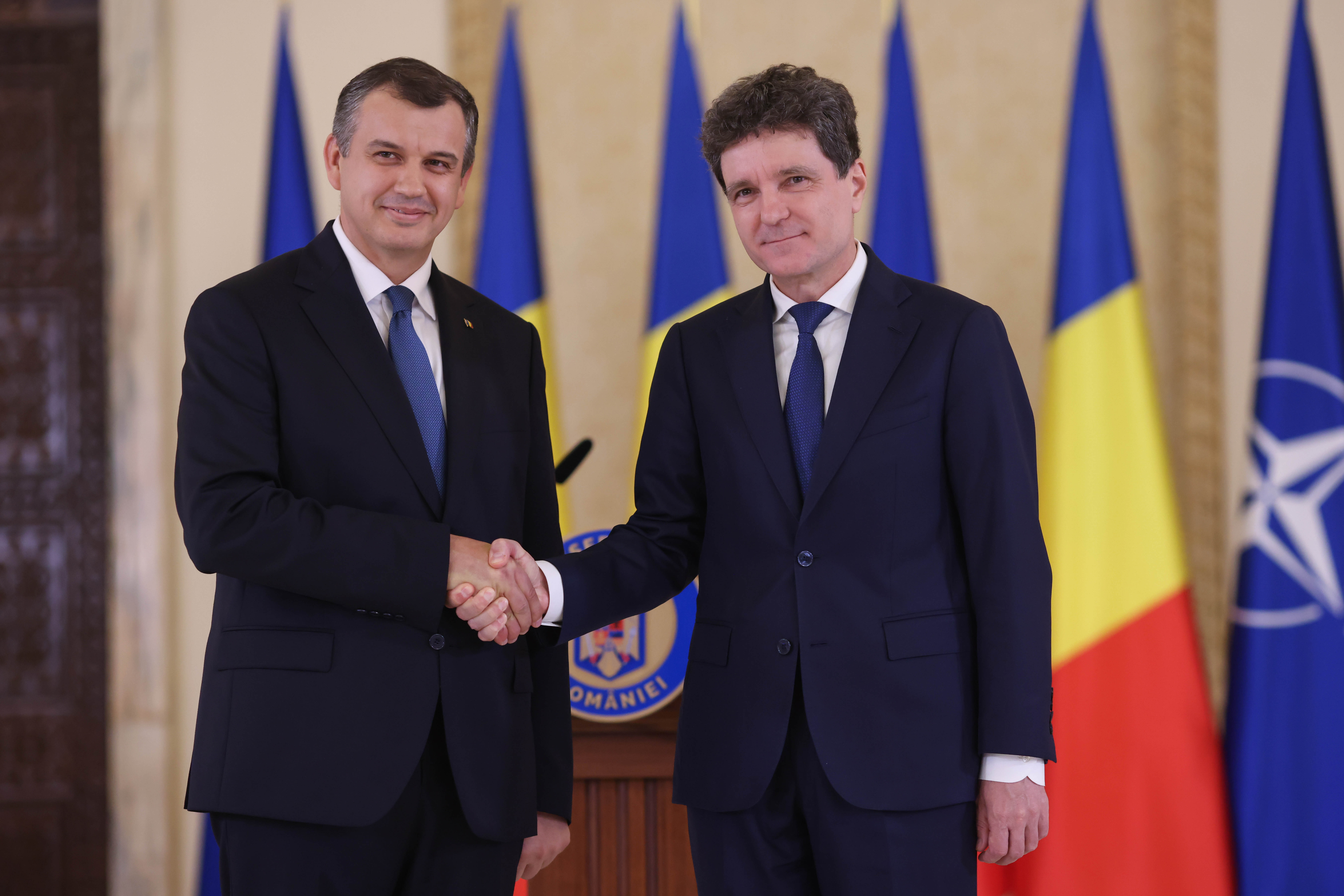 Eugen Tomac și Nicușor Dan. FOTO: Inquam Photos/George Călin