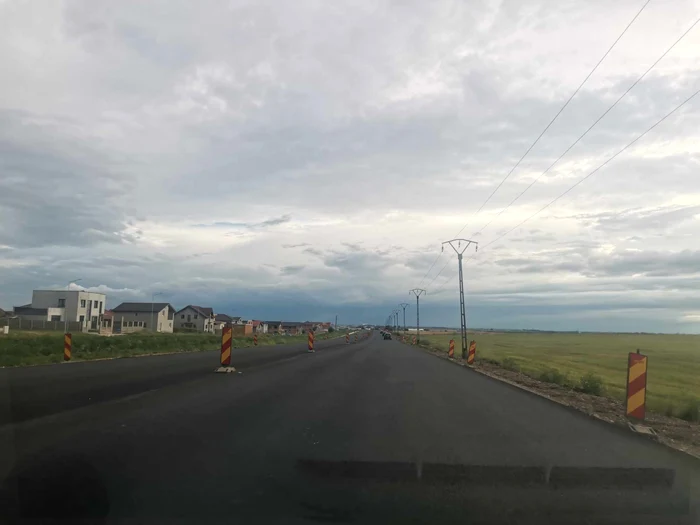 Șantierul drumului Giarmata-A1 FOTO Ștefan Both