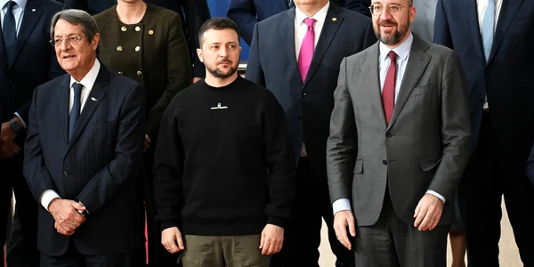 Zelenski la summitul de la Bruxelles FOTO Profimedia 