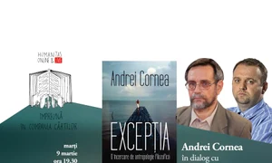 Lansare de carte online: Andrei Cornea în dialog cu Cristian Pătrășconiu despre „Excepția O încercare de antropologie filozofică” jpeg
