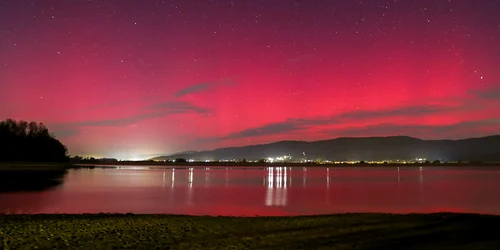 Aurora Boreală a fost văzută și în Arges Foto Valcelele Argeș   Facebook jpg