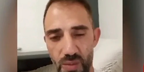 Barbatul care si a injunghiat sotia  Foto captură video Antena 3 CNN png