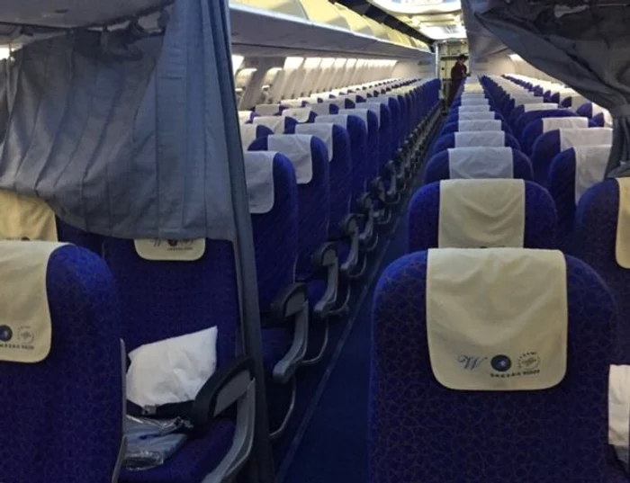 Tânăra Zhang a avut norocul să fie singurul pasager de la bordul avionului