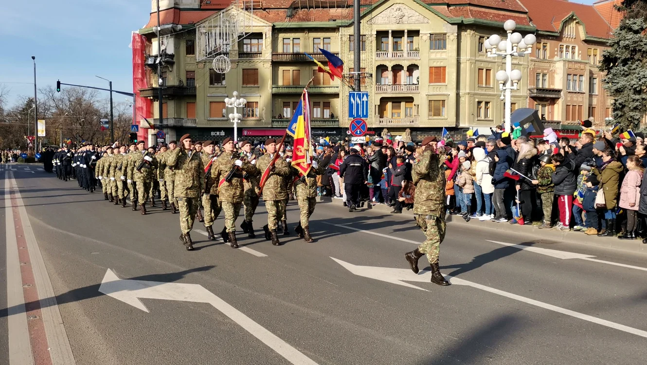 Parada militară de la Timișoara FOTO Ștefan Both