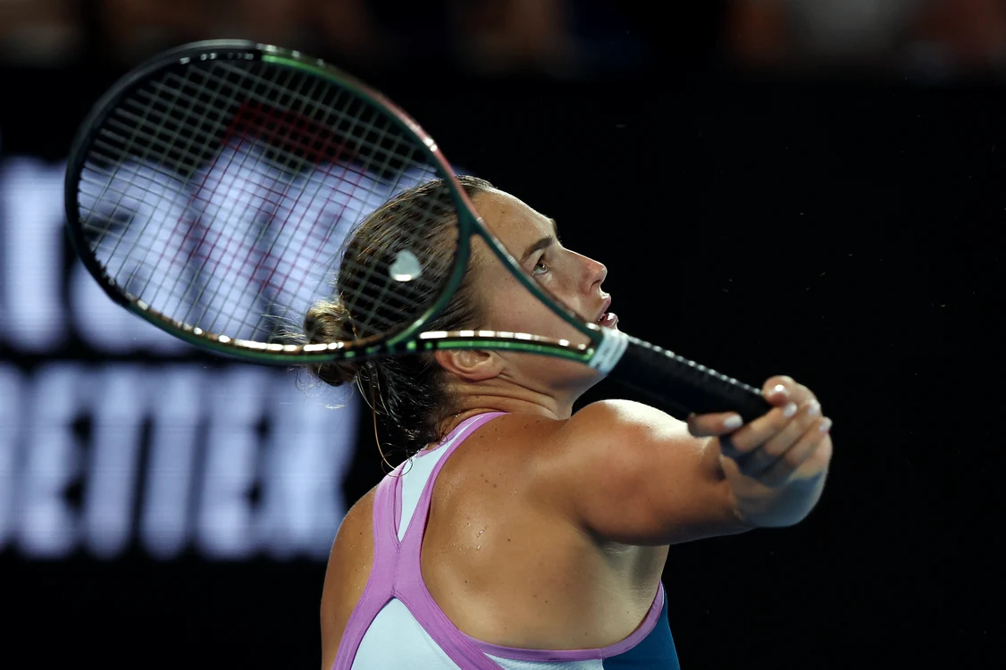Aryna Sabalenka a dat cu piciorul unei performanțe. Foto Getty images