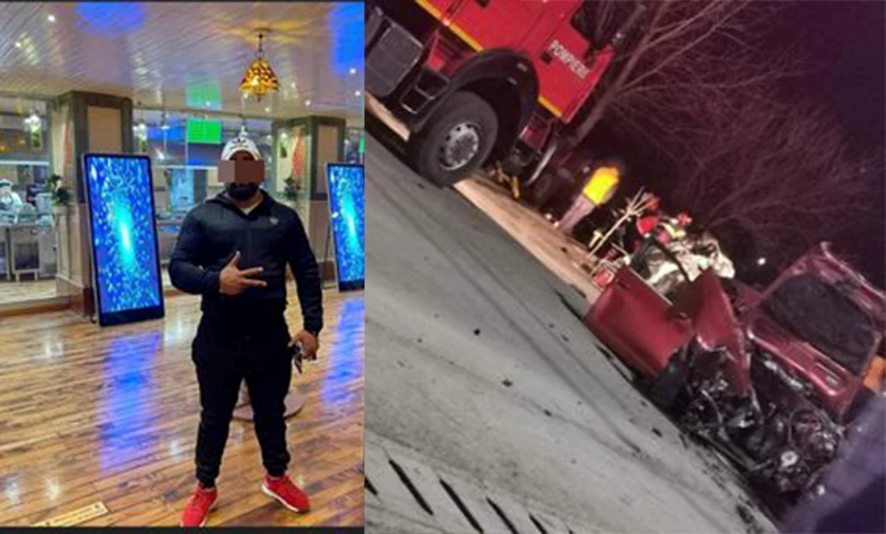 Florin Bot este brăileanul care a provocat accidentul