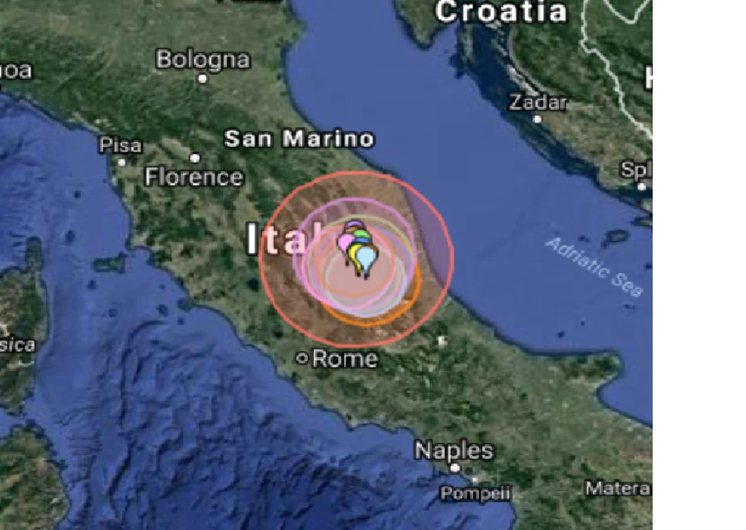 Centrul Italiei este zgâlțâit de un val de cutremure