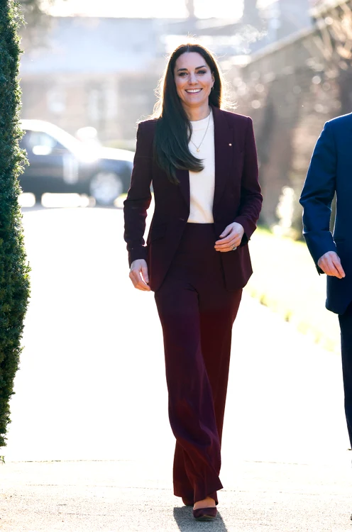 Kate Middleton, superbă în vișiniu, Getty (1) jpg