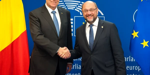  Klaus Iohannis si Martin Schulz FOTO Facebook 