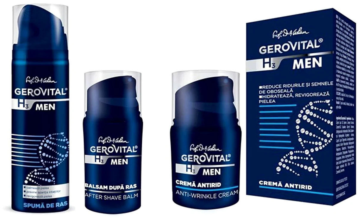 Bărbaţii pot folosi, pe lângă balsamul de după ras, şi creme hidratante antirid