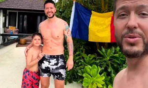 Ce a făcut Jorge cu steagul României în Maldive!