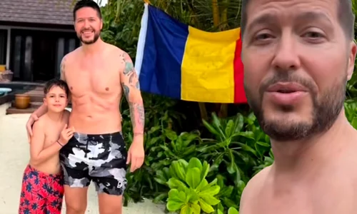 Ce a făcut Jorge cu steagul României în Maldive!