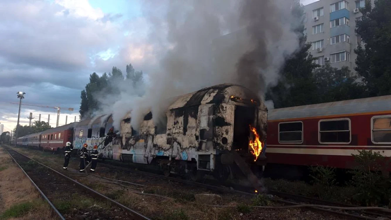 Incendiul a fost localizat