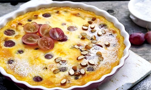 clafoutis cu struguri jpg