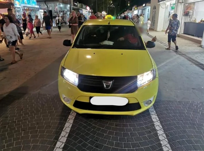 Taxi pe promenada din Mamaia foto: Primăria Constanţa