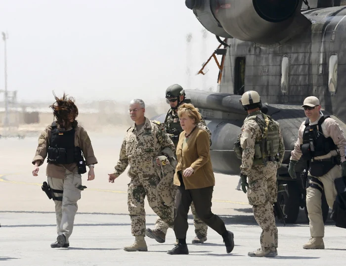 Cancelarul Angela Merkel, în vizită în Afganistan