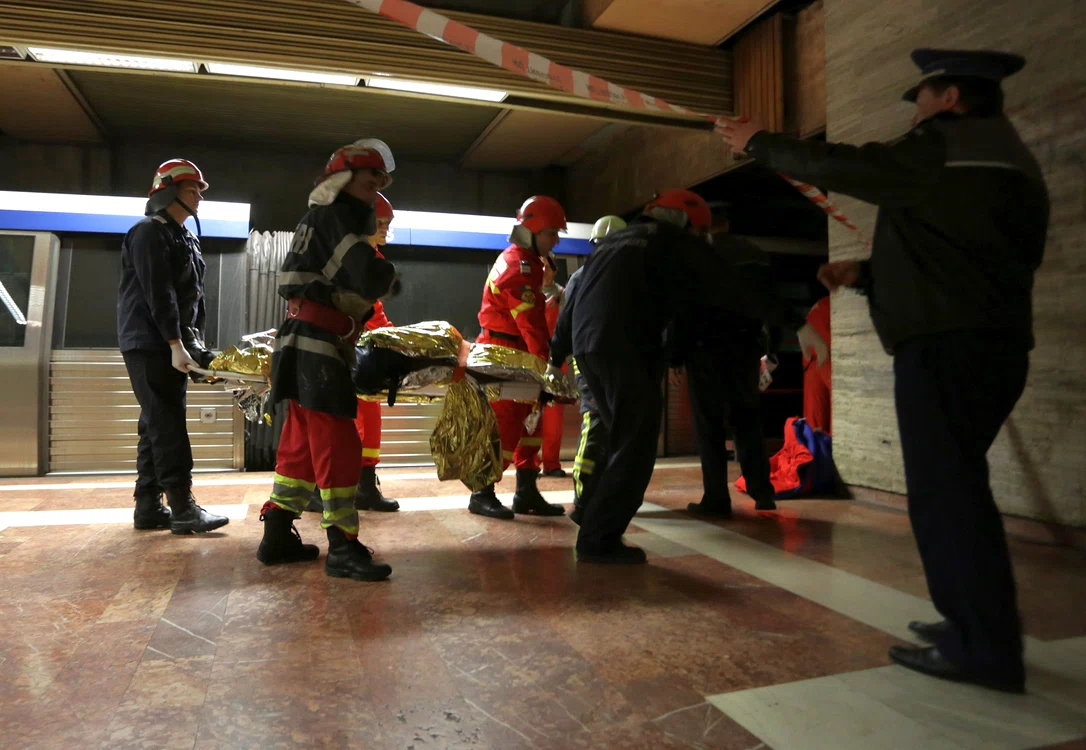 Un bărbat s-a sinucis la stația de metrou Constantin Brâncoveanufoto: Inquam Photos