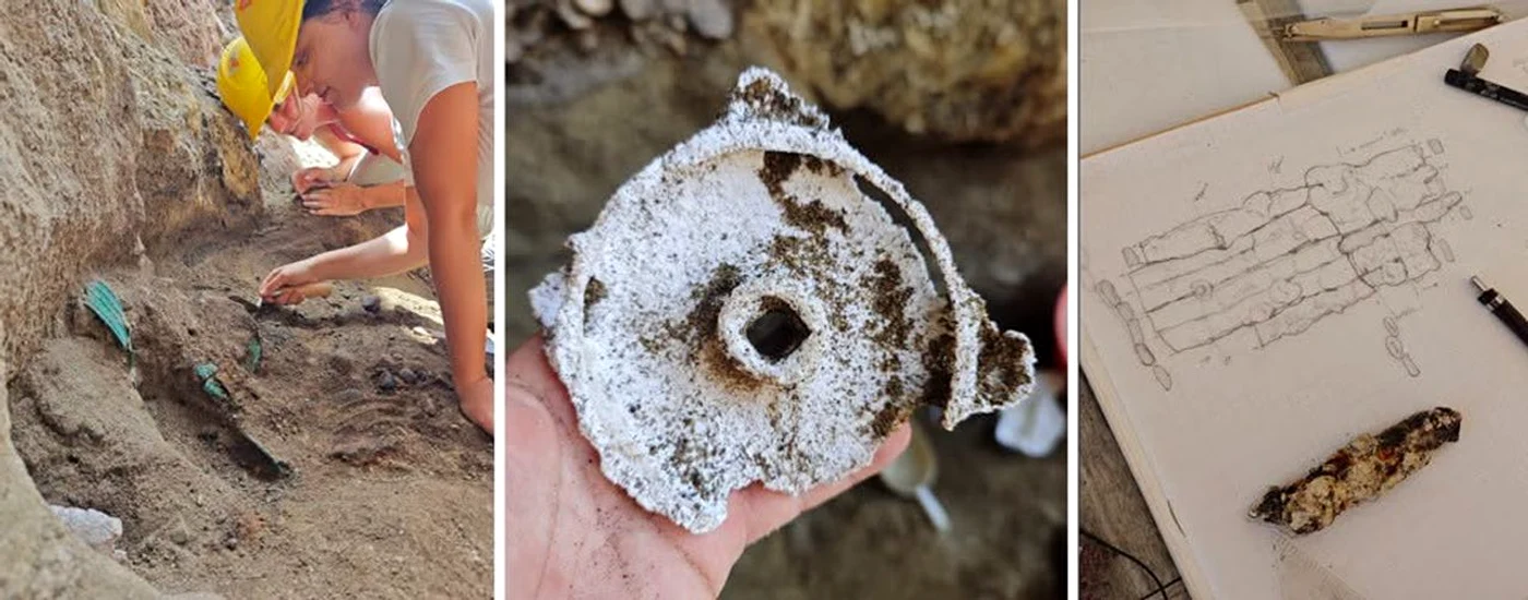 Mormântul etrusc descoperit la Vulci