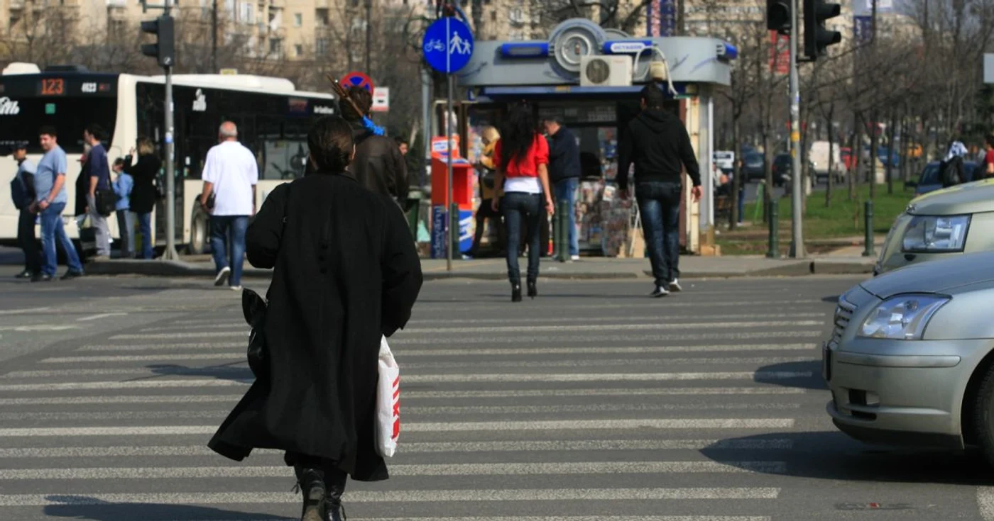 Nici traversarea pe zebră nu este întotdeauna foarte sigură