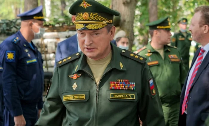 Generalul rus Aleksandr Lapin/ FOTO: Groznîi TV