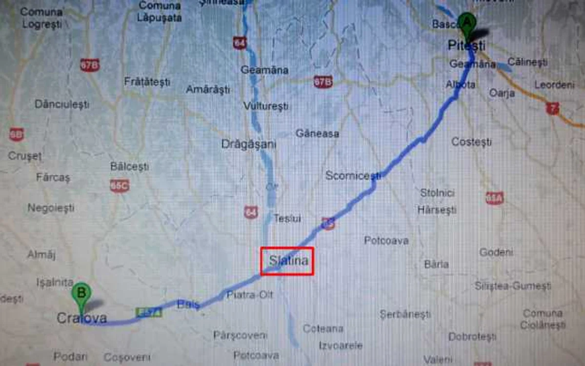 Autorităţile spun că distanţa dintre Craiova şi Piteşti, via Slatina, va fi străbătută în maxim o oră şi jumătate