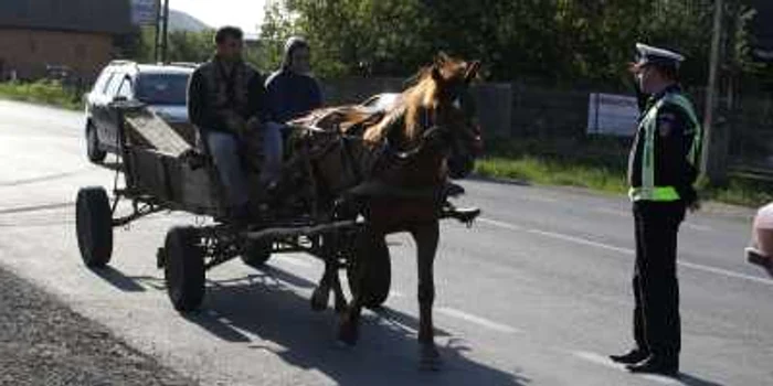 Căruţele nu au voie să circule pe drumurile naţionale