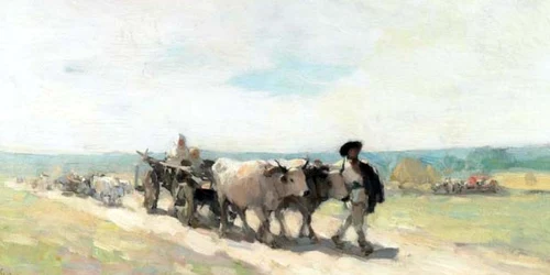 Nicolae Grigorescu, „Car cu boi“,  104.000 de dolari la Bonhams New York,  în octombrie 2011