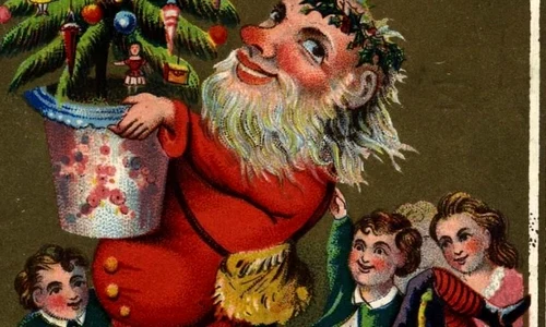 FOTO Moş Crăciun cu plete dalbe de secol XIX jpeg