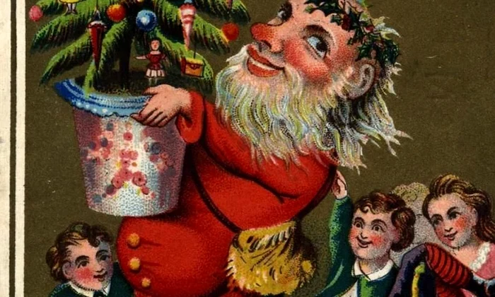 FOTO Moş Crăciun cu plete dalbe de secol XIX jpeg