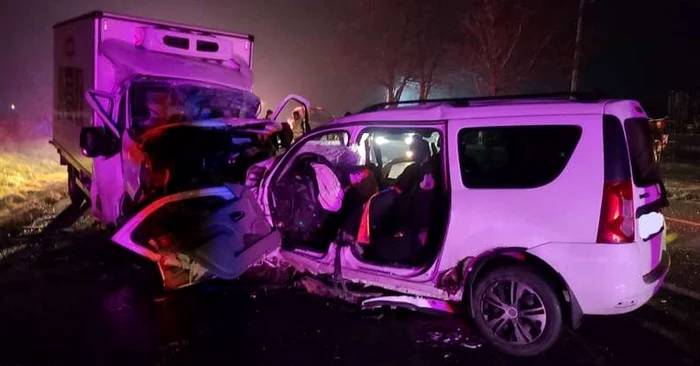 Accident mortal în județul Bacău / foto: ISU Bacău