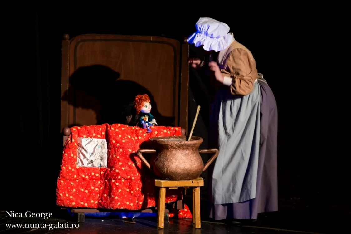 Scenă din spectacolul ”Tom Degeţel” Foto: Teattrul Gulliver