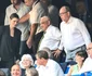 Charlene și Albert în tribunele meciului de rugby