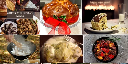 Crăciunul culinar în Grecia Colaj DMS