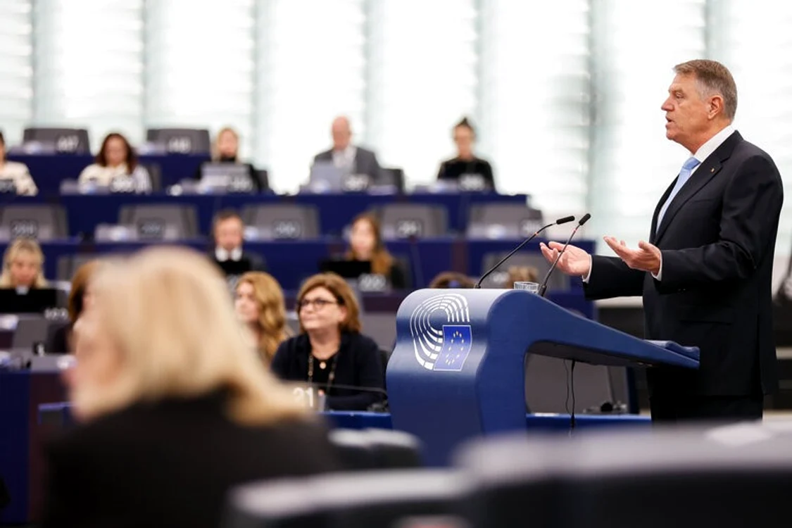 Klaus Iohannis în Parlamentul European © European Union 2024 Sursa: PE