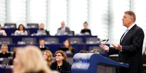 Klaus Iohannis in PE © European Union 2024 Source EP jpeg