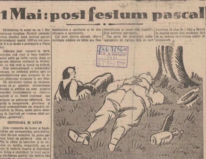Prima pagină în publicația Gazeta