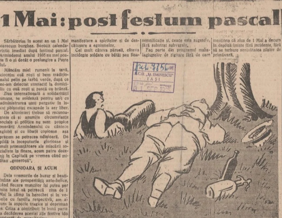 Prima pagină în publicația Gazeta