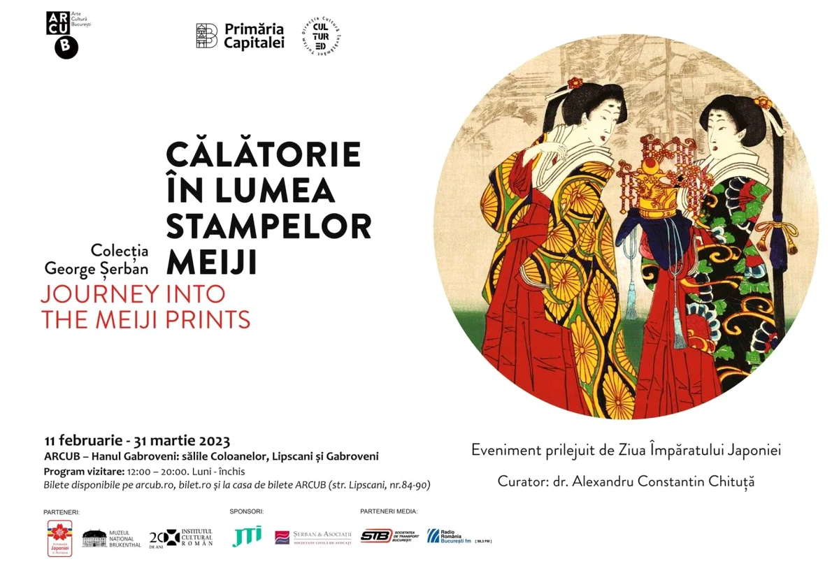 Expoziția „Călătorie în lumea stampelor Meiji”